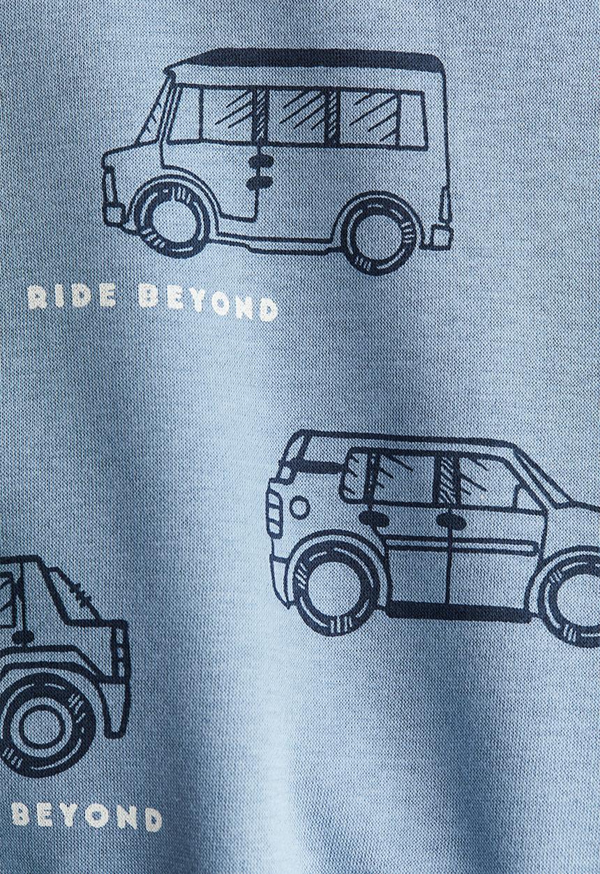 H&M - Sweatshirt - blue cars