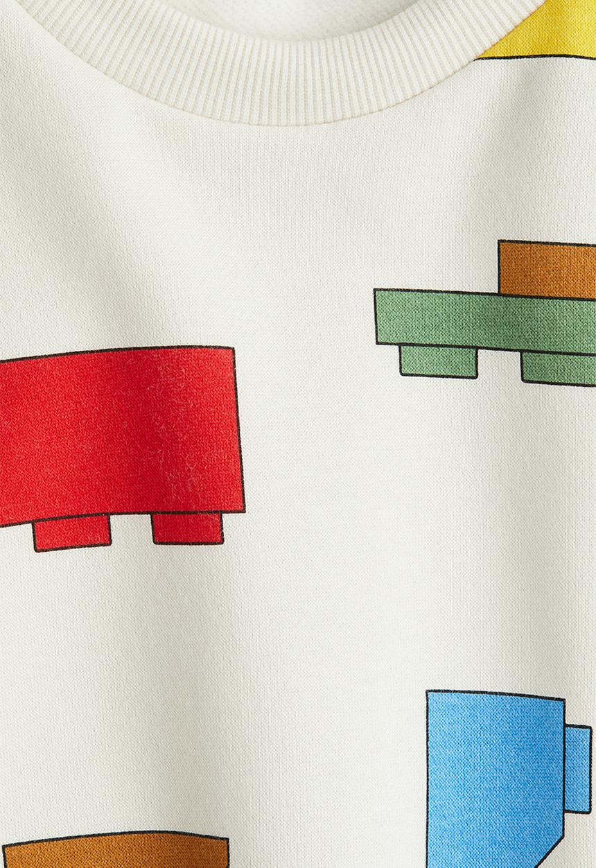 H&M - Oversized printed sweatshirt - white lego brand