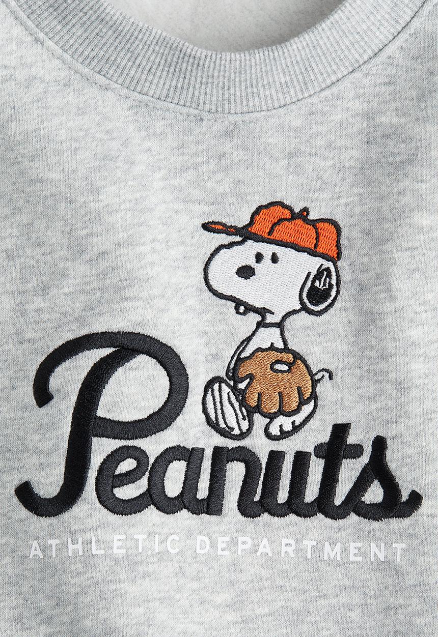 H&M - Oversized printed sweatshirt - light grey marl snoopy