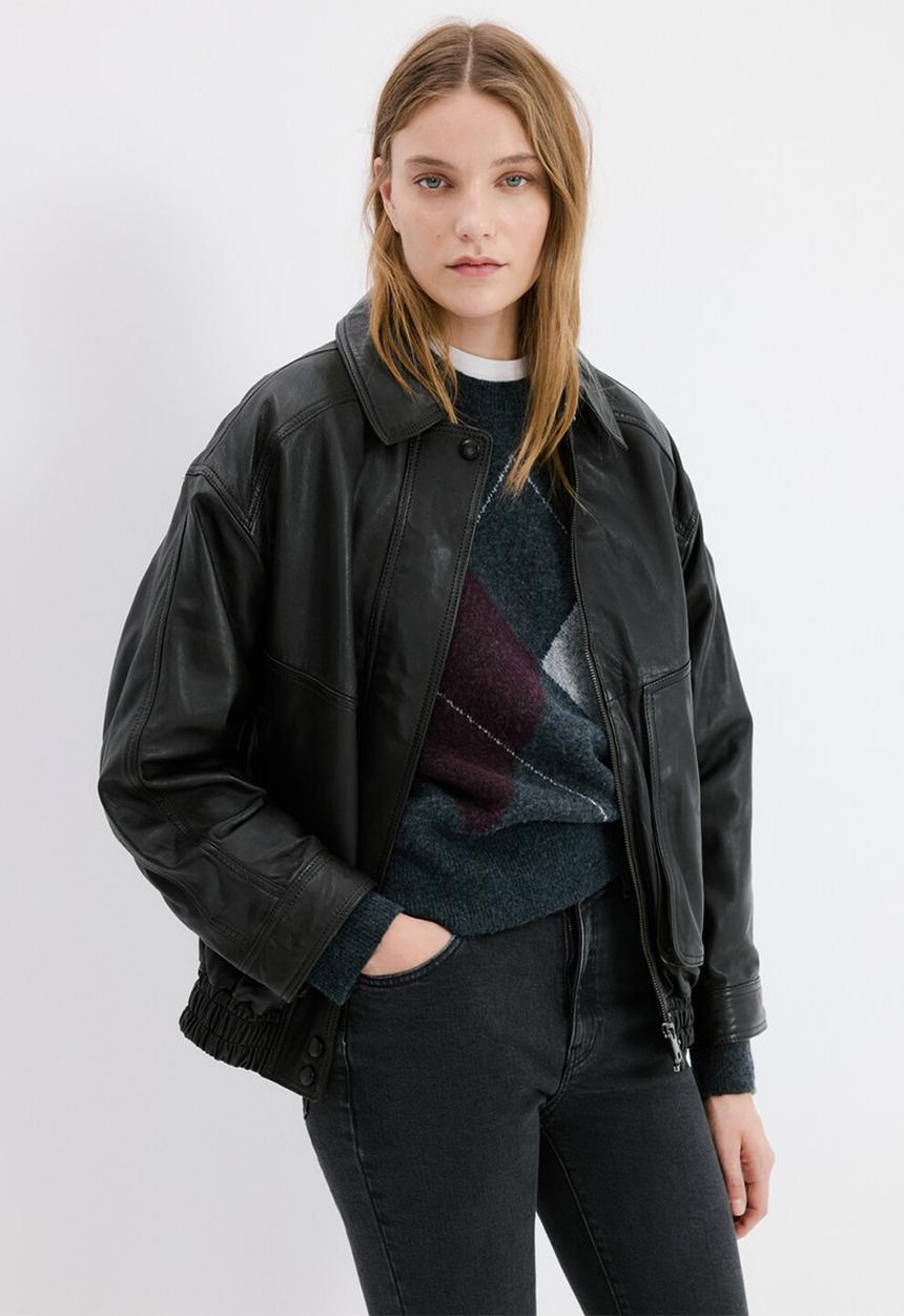 MANGO - Jeans claudia - open gray