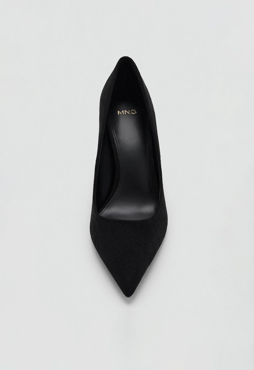 MANGO - Clatch stiletto court heel - black