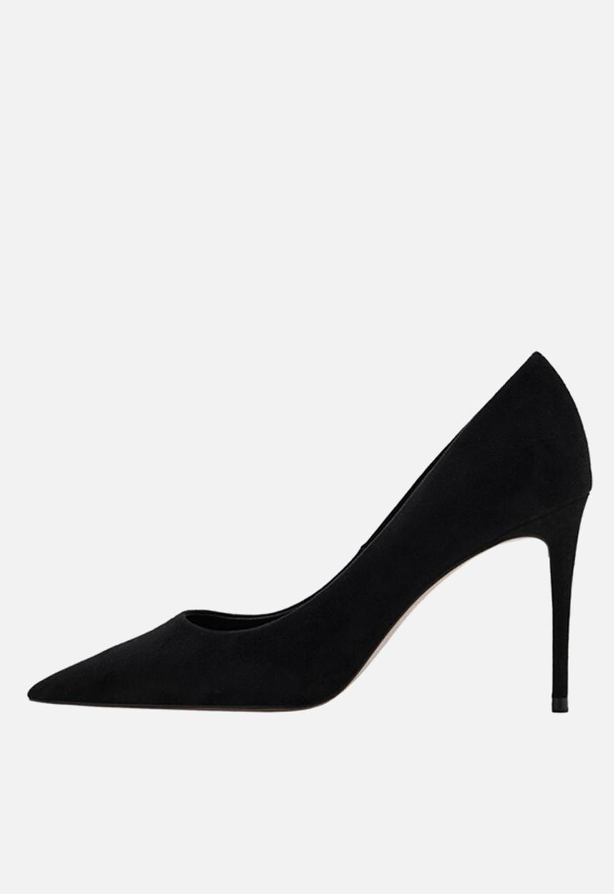 MANGO - Clatch stiletto court heel - black