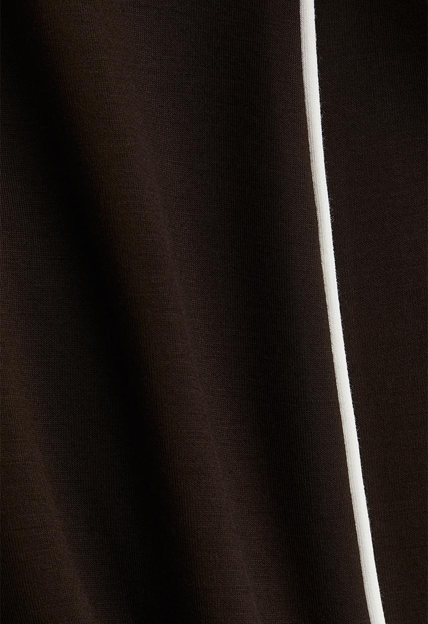 H&M - Wide pull-on trousers - dark brown