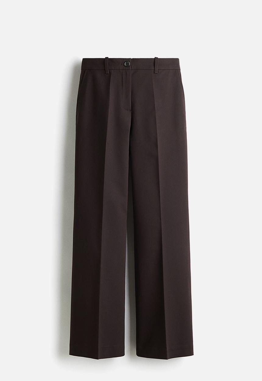 H&M - Bootcut trousers - dark brown