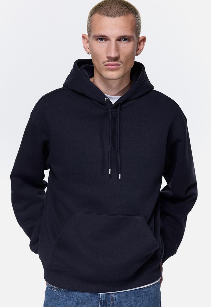 H&M - Loose fit hoodie - navy blue 