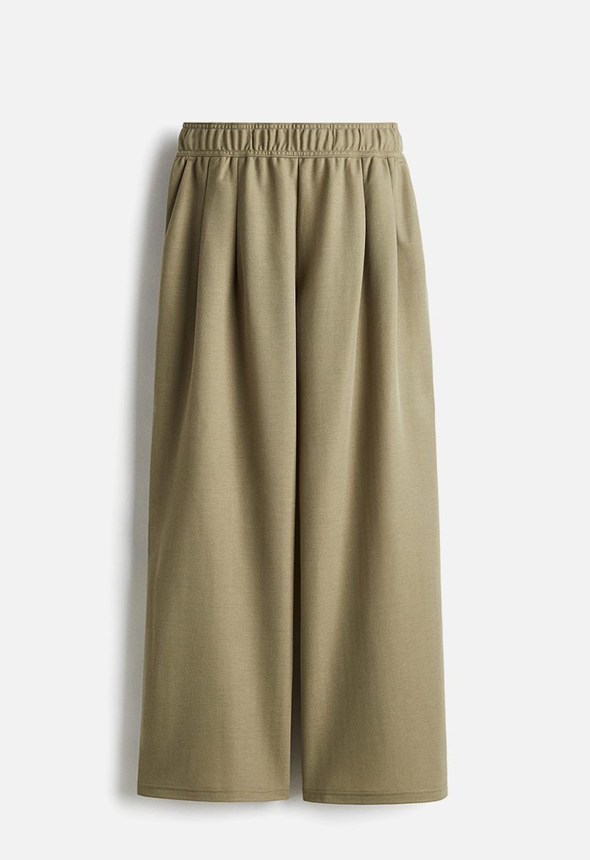 H&M - Pull-on trousers - khaki green
