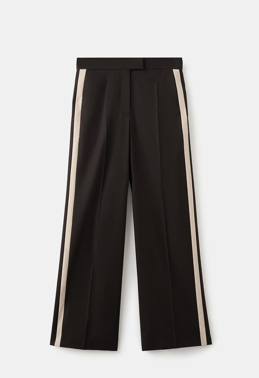 MANGO - Trousers fatima - dark brown