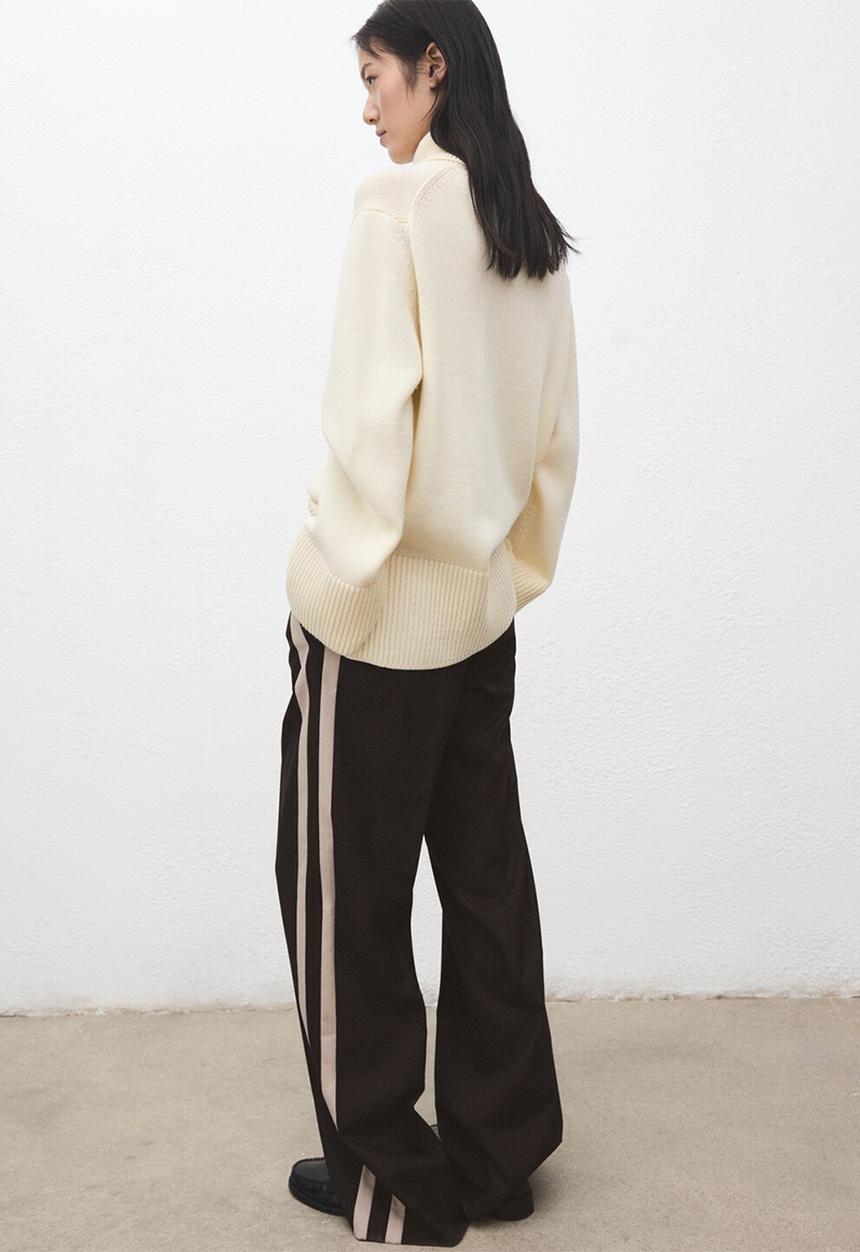 MANGO - Trousers fatima - dark brown