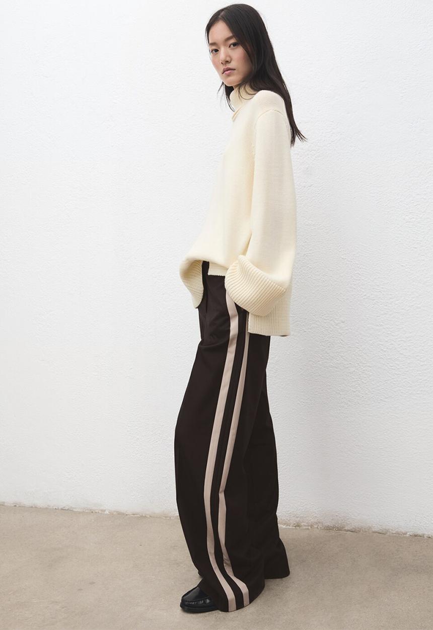 MANGO - Trousers fatima - dark brown