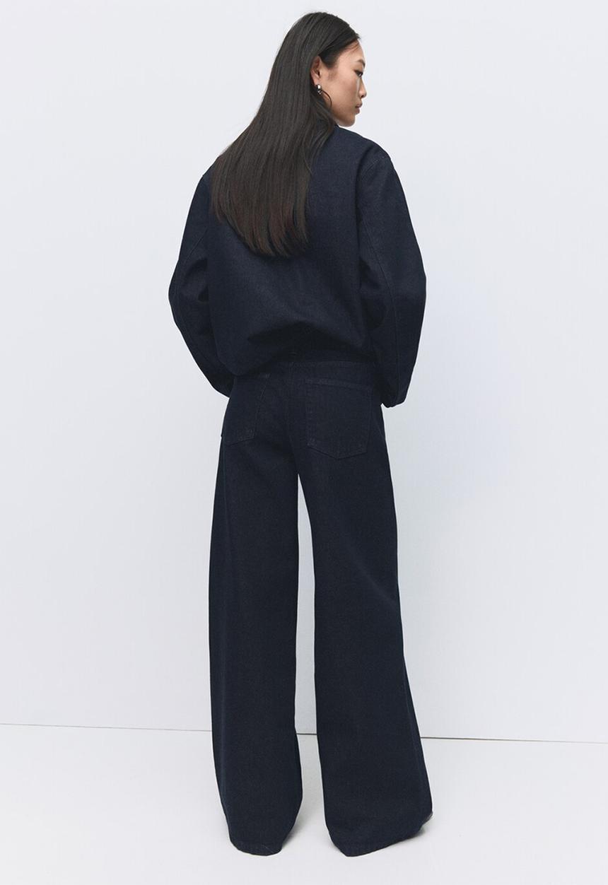 MANGO - Jeans rain - open blue