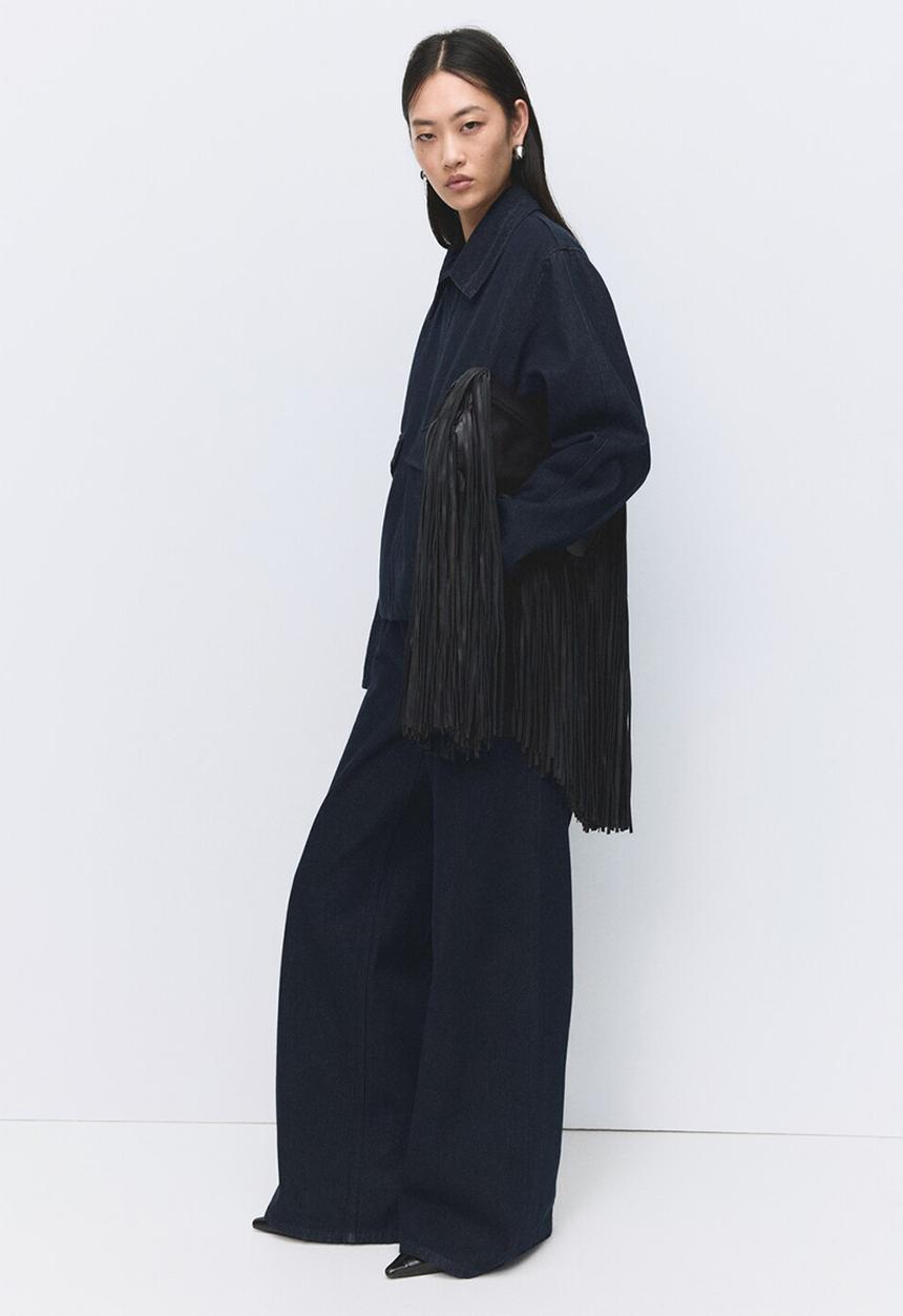 MANGO - Jeans rain - open blue