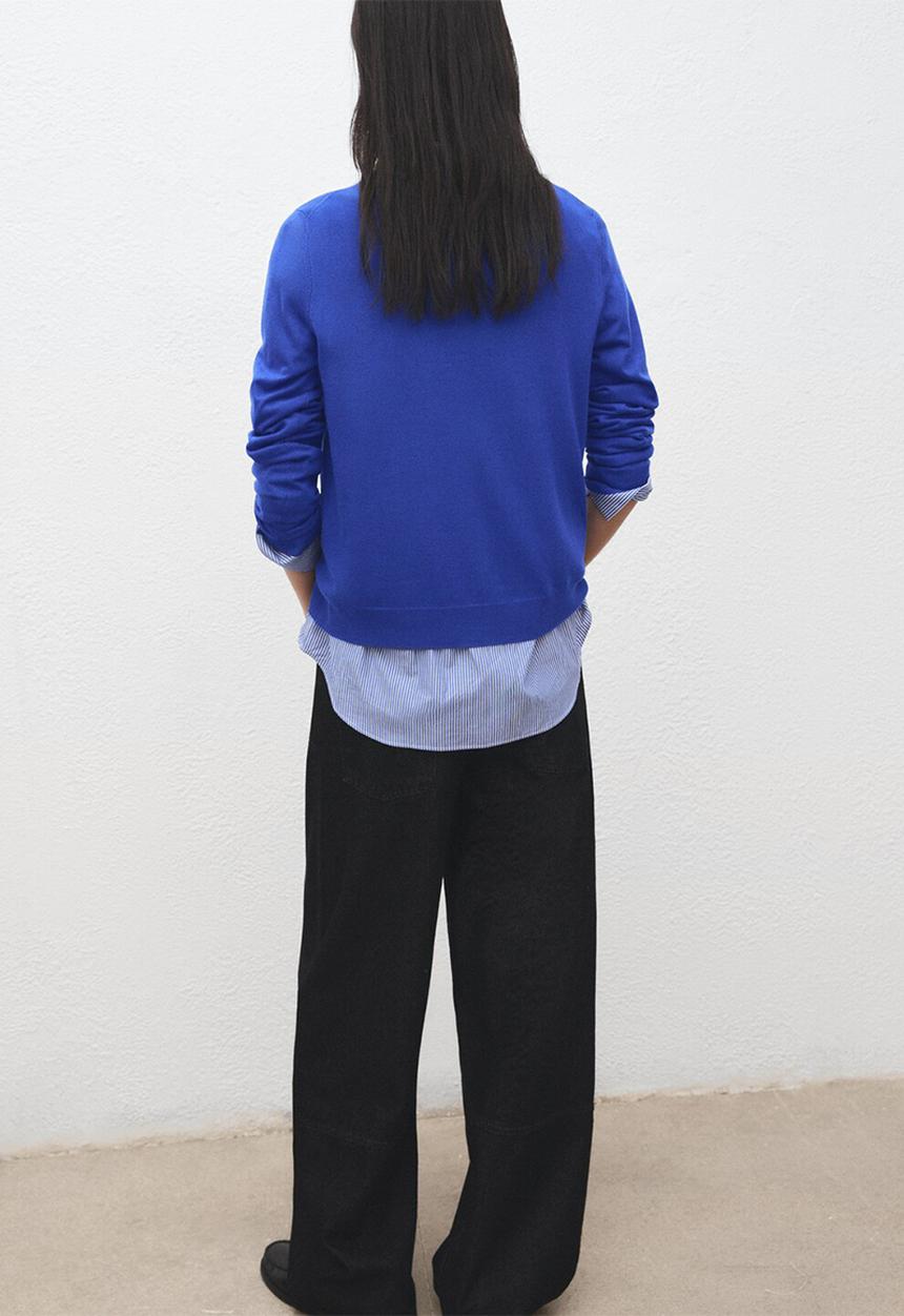 MANGO - Sweater lucca - bright blue