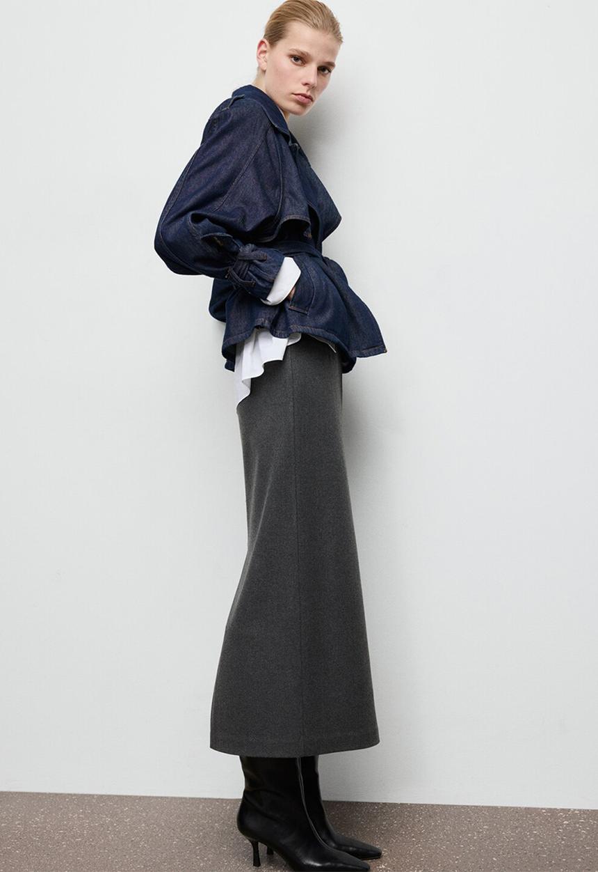 MANGO - Skirt chile - dark grey