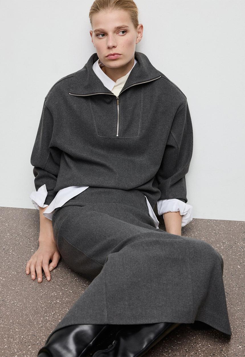 MANGO - Skirt chile - dark grey