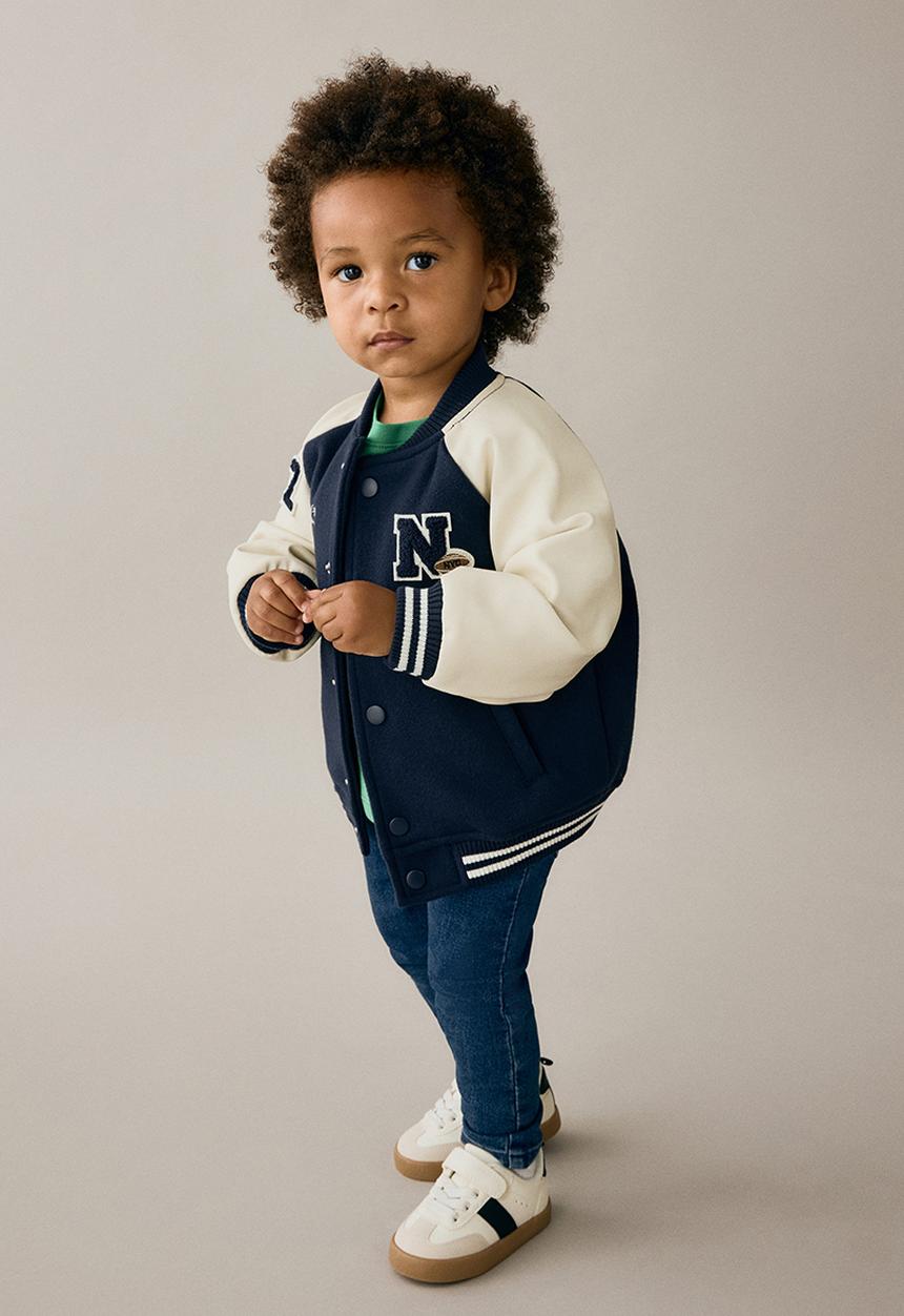 H&M - Baseball jacket - navy blue/n