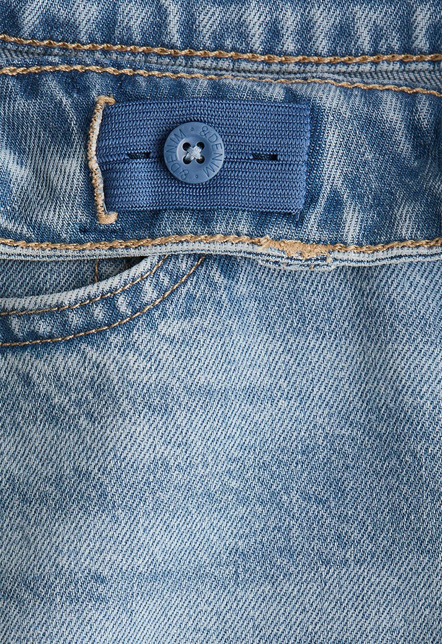 H&M - Loose fit jeans - light denim blue/hello kitty