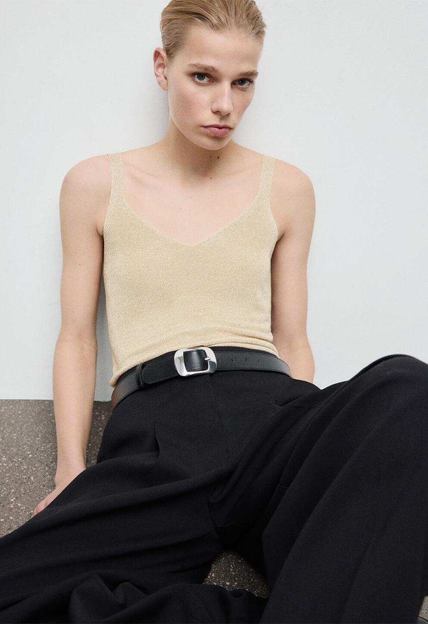 MANGO - Top kling  -  gold