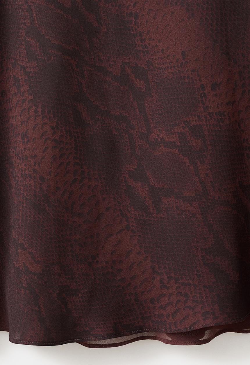 MANGO - Dress alegra - dark red