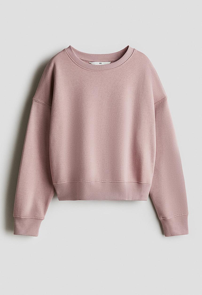 H&M - Crew-neck sweatshirt - dusty pink 