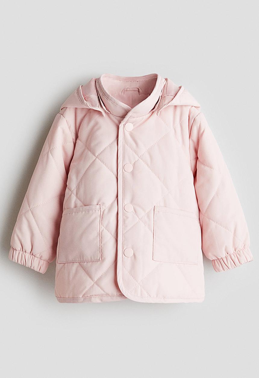 H&M - Quilted jacket - light pink 