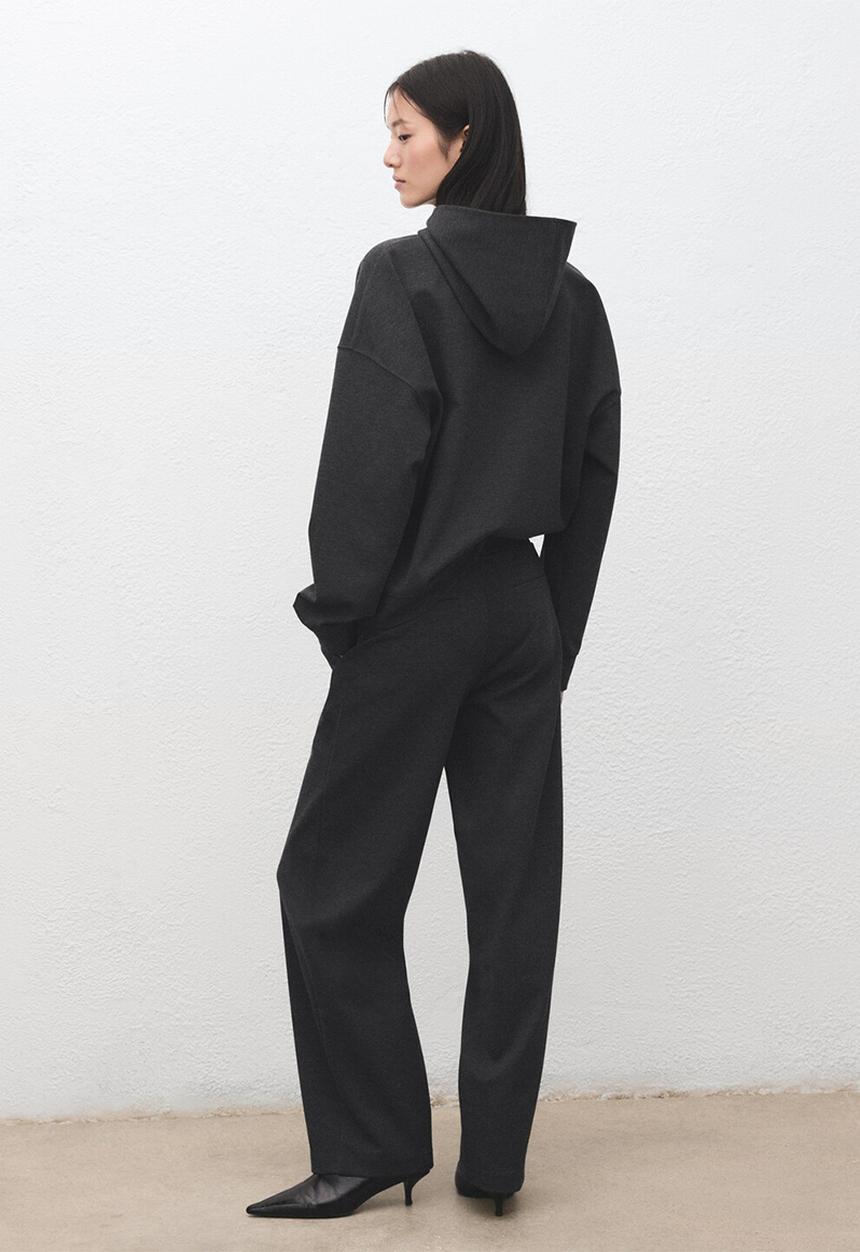 MANGO - Trousers wasabi - medium gray