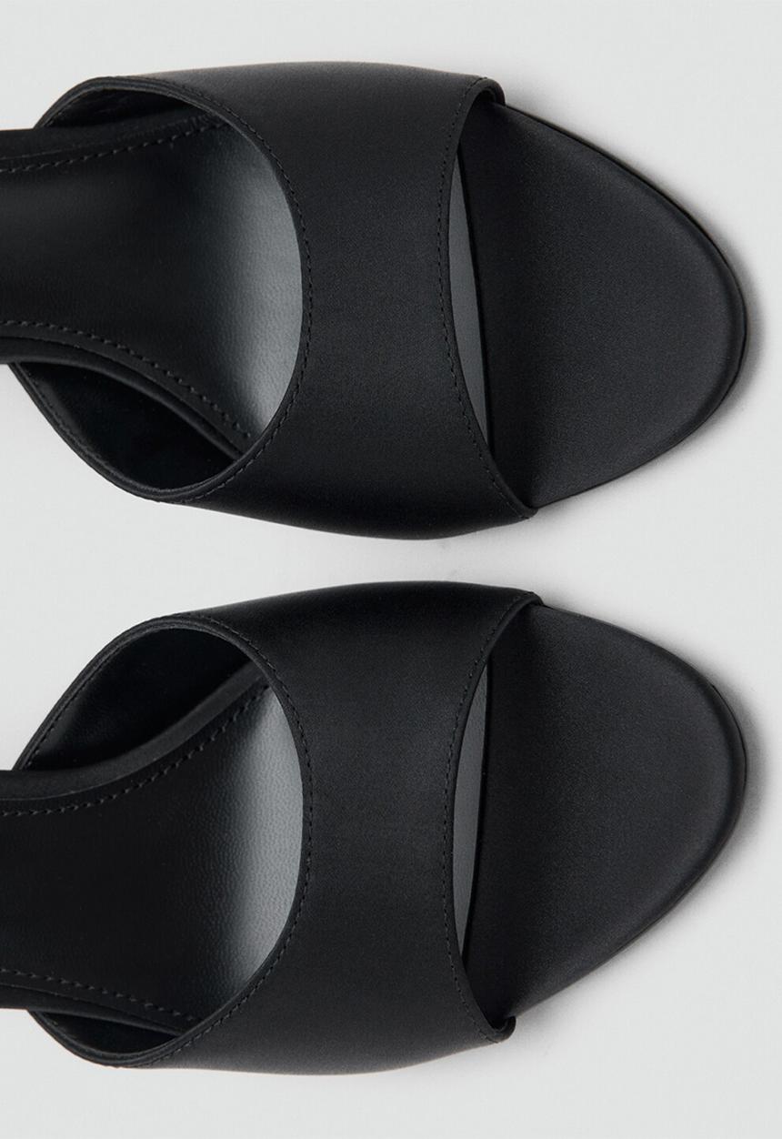 MANGO - Maiten stiletto mule heel - black