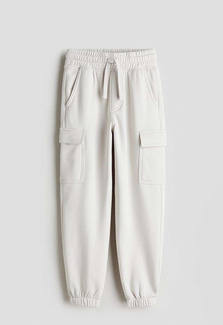H&M - Cargo joggers - light grey