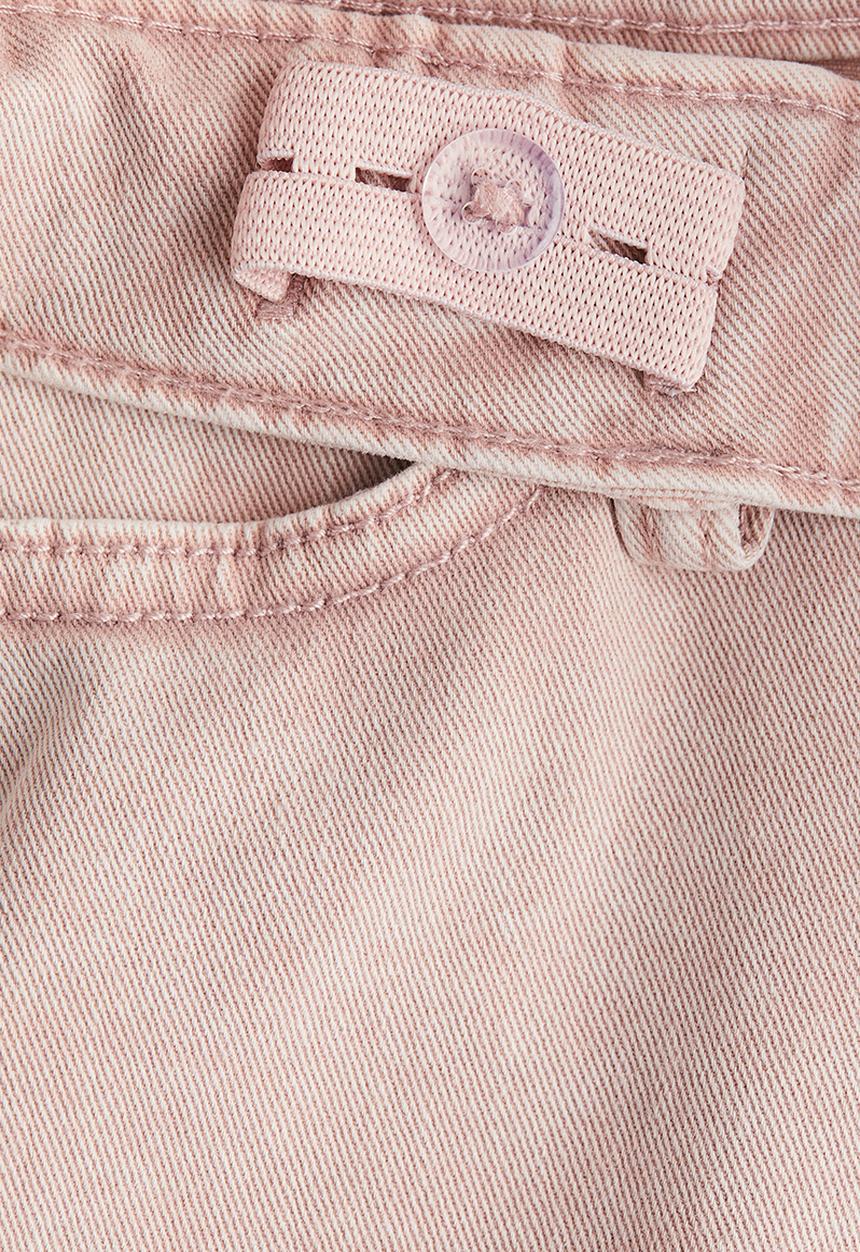 H&M - Wide leg twill trousers - light pink