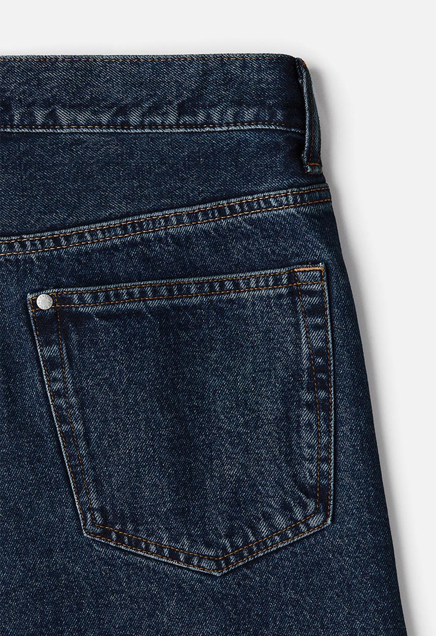 H&M - Loose straight jeans - dark denim blue 