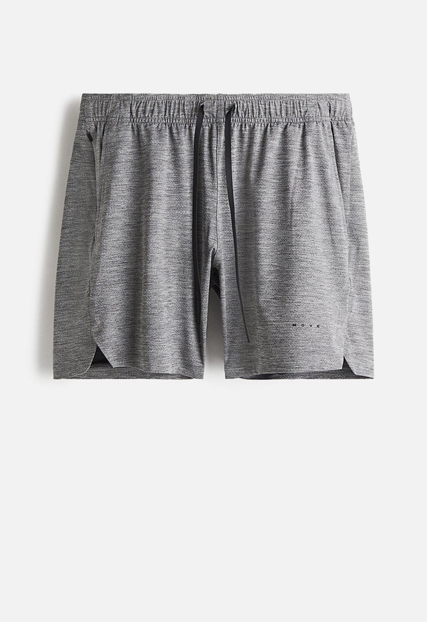 H&M - Sports shorts with drymove™ - grey marl