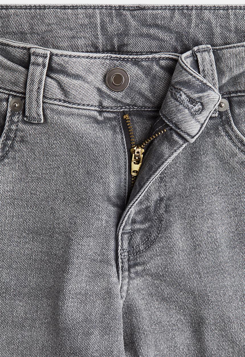 H&M - Flared low jeans - denim grey 