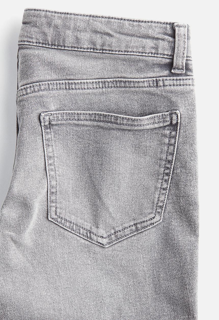 H&M - Flared low jeans - denim grey 