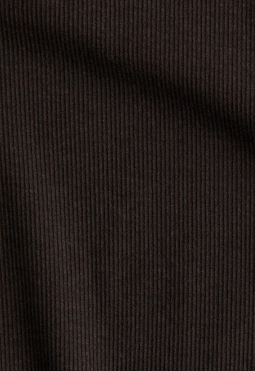 H&M - Ribbed top - dark brown