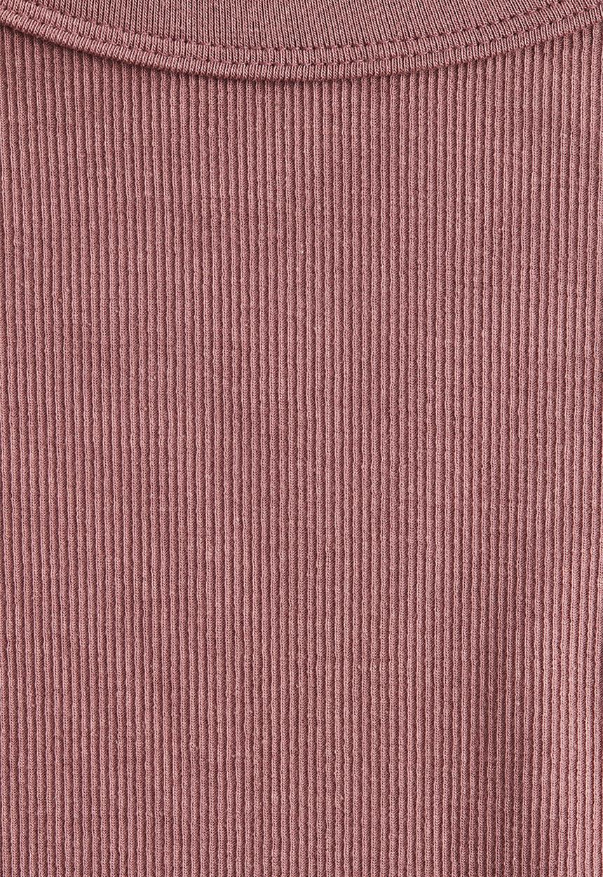 H&M - Ribbed top - dusty pink