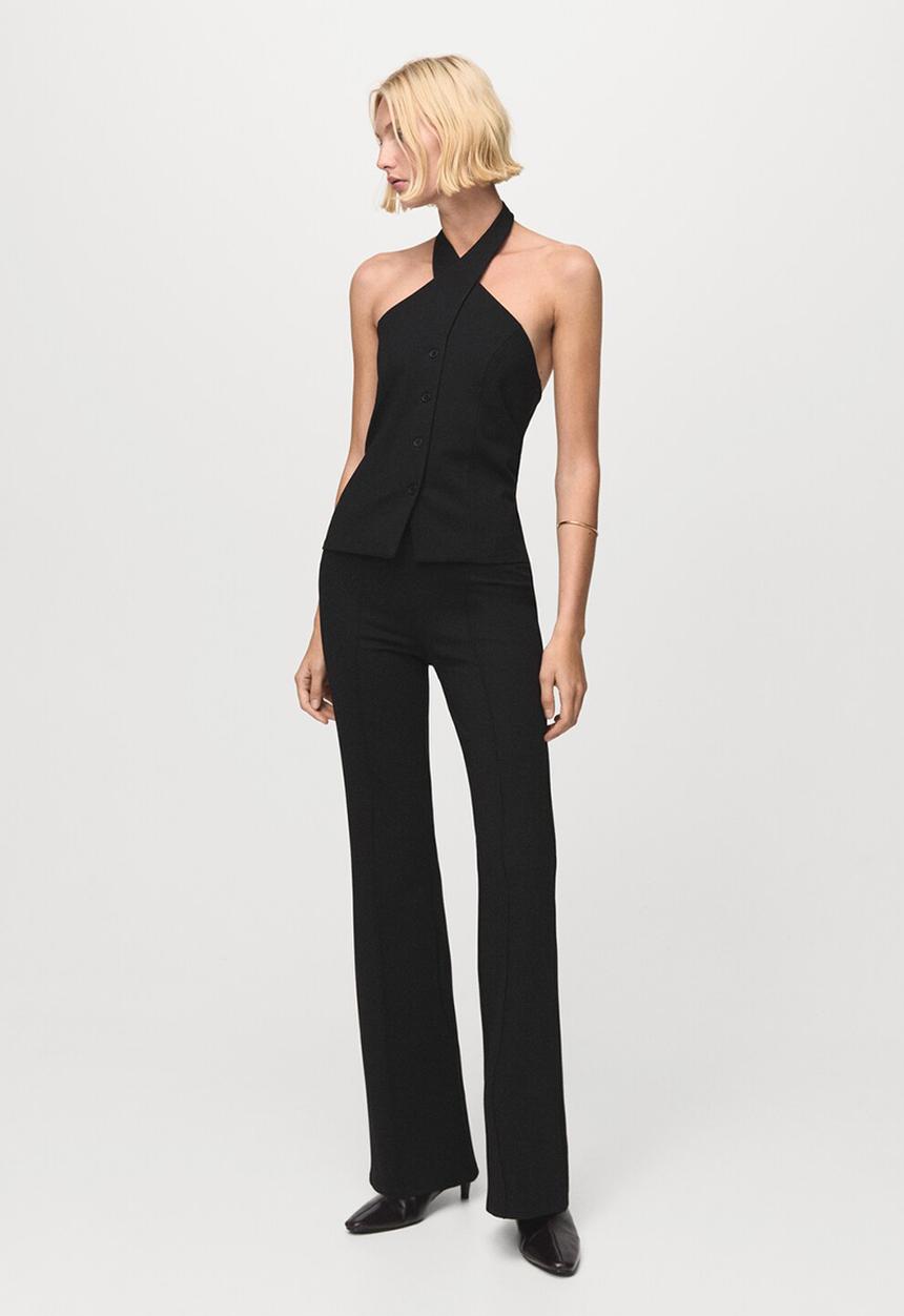 MANGO - Leggings delfi - black