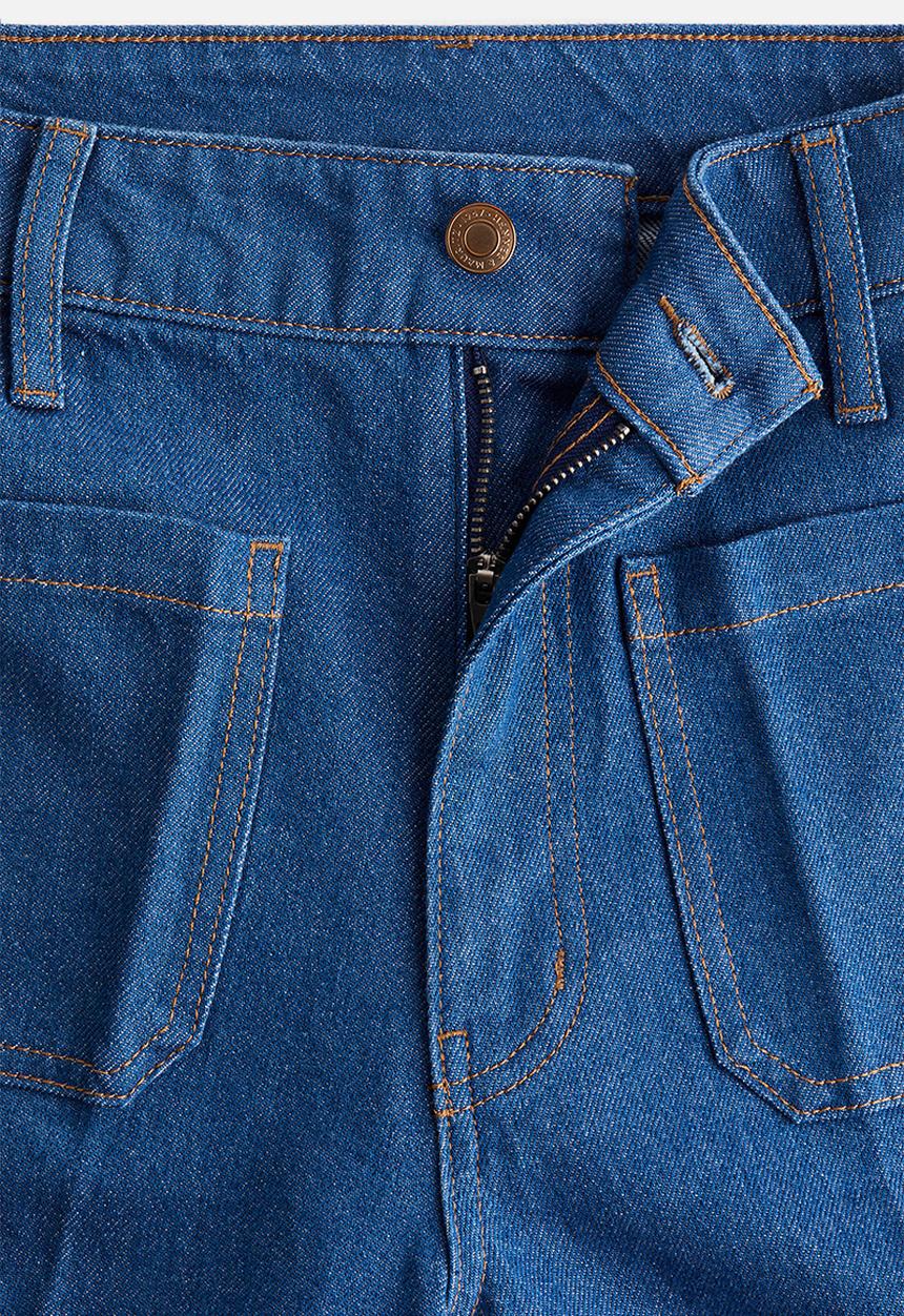 H&M - Wide high jeans - blue