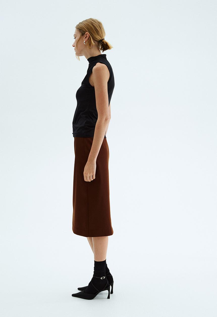 H&M - Pencil skirt - dark brown
