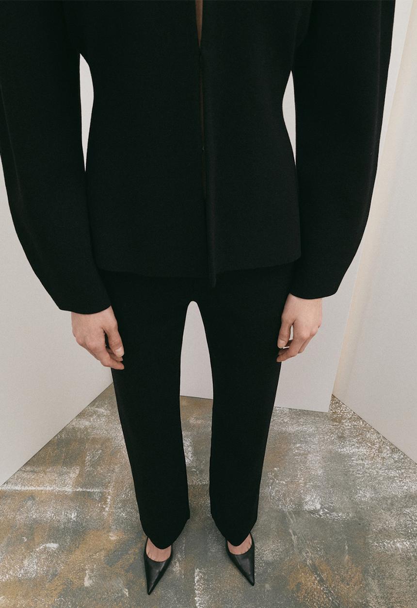 MANGO - Trousers sofis - black