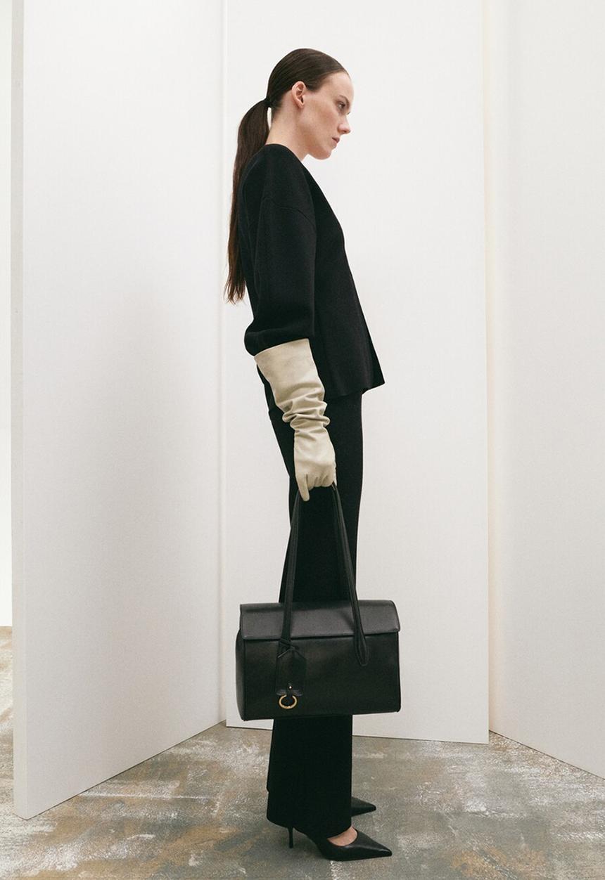 MANGO - Trousers sofis - black