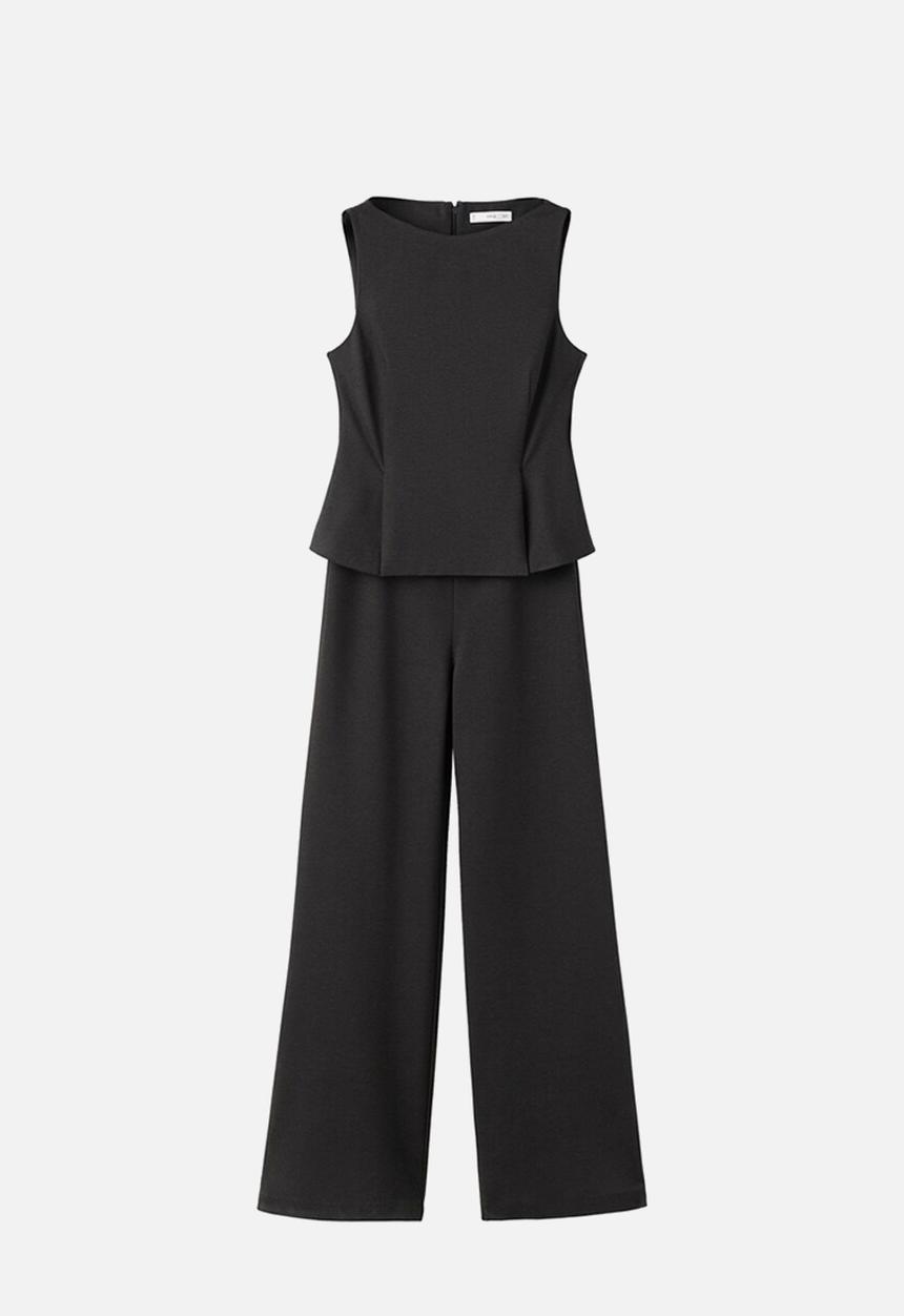 MANGO - Jumpsuit salvia - brown