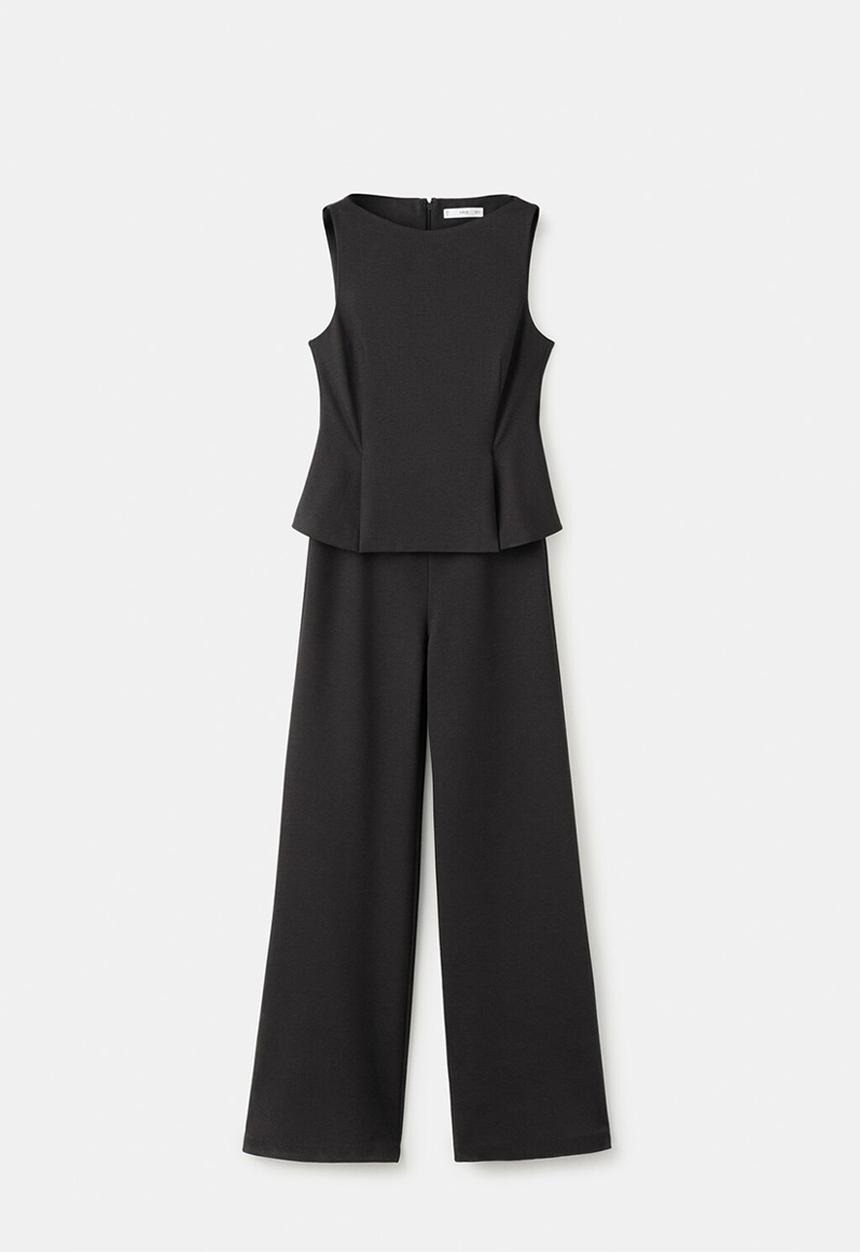 MANGO - Jumpsuit salvia - brown