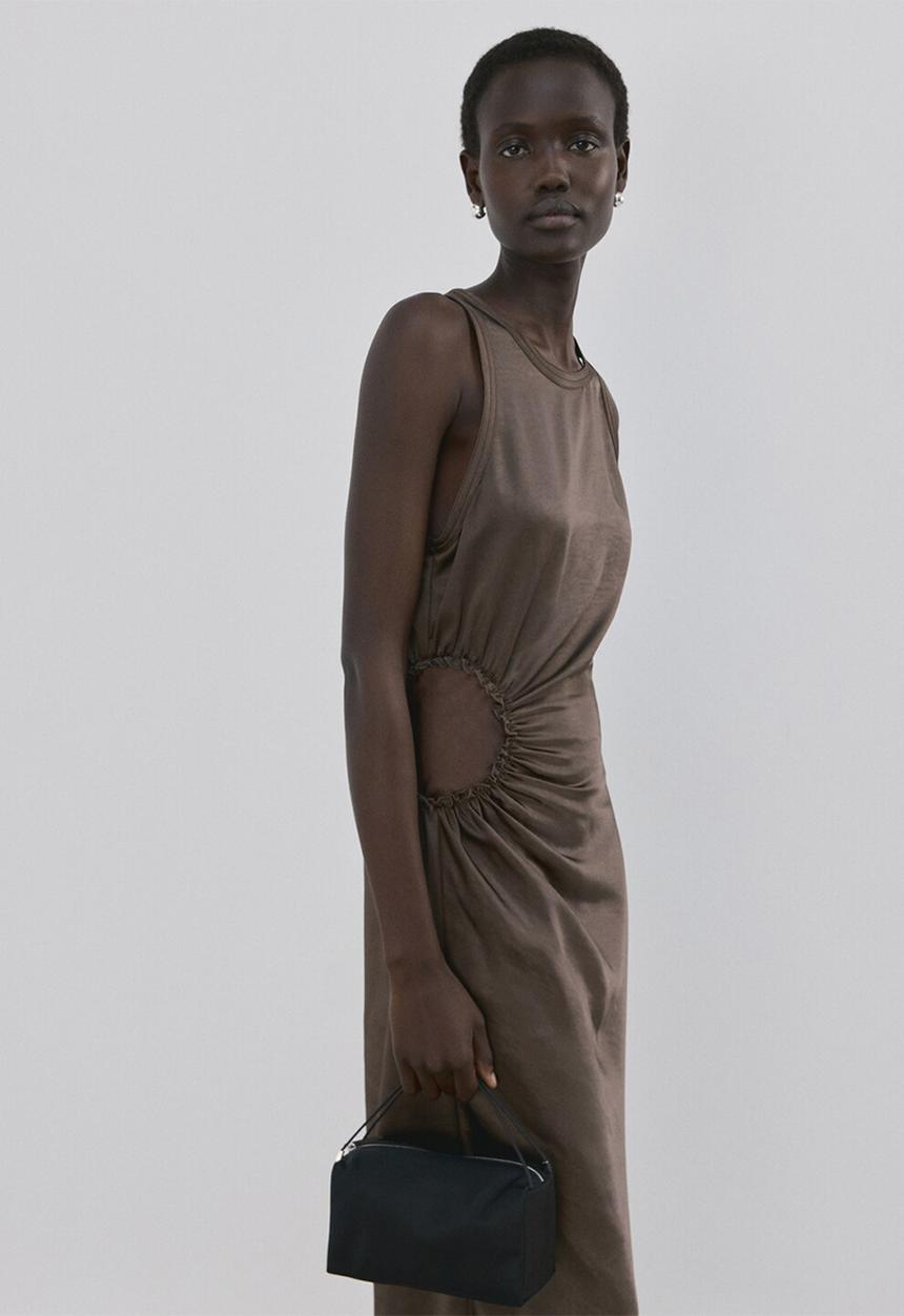 MANGO - Dress kirsten - medium gray