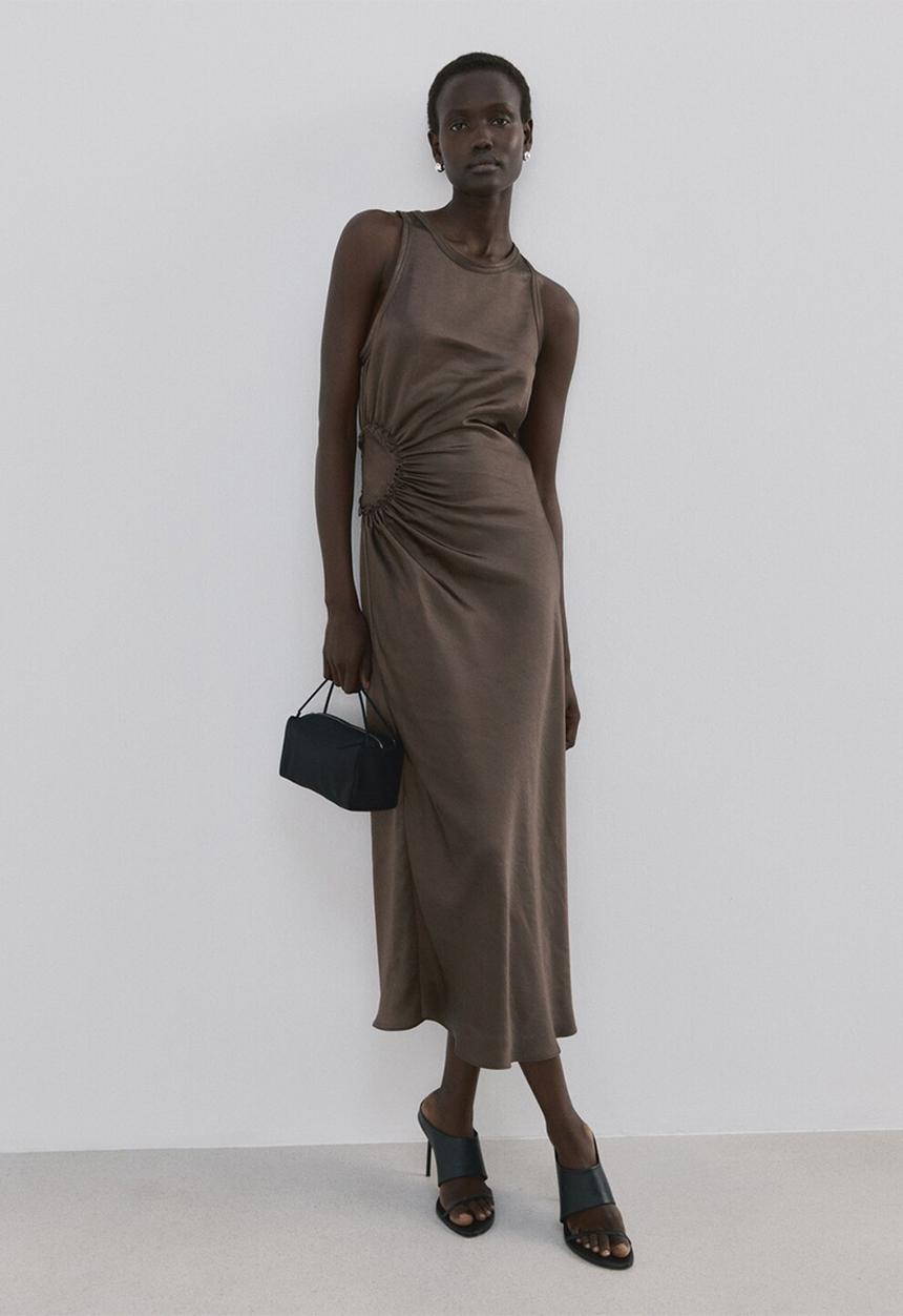 MANGO - Dress kirsten - medium gray