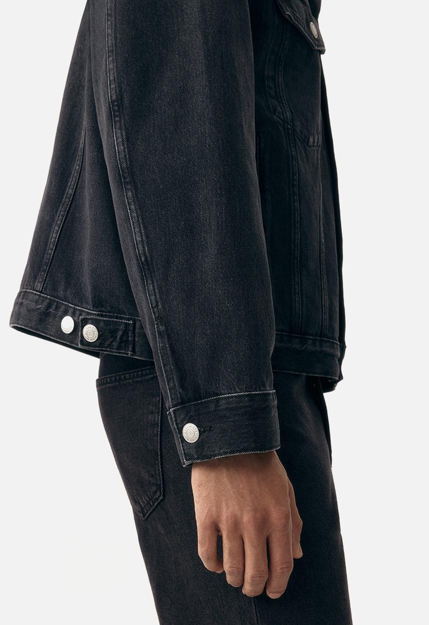 H&M - Denim trucker jacket - denim black 