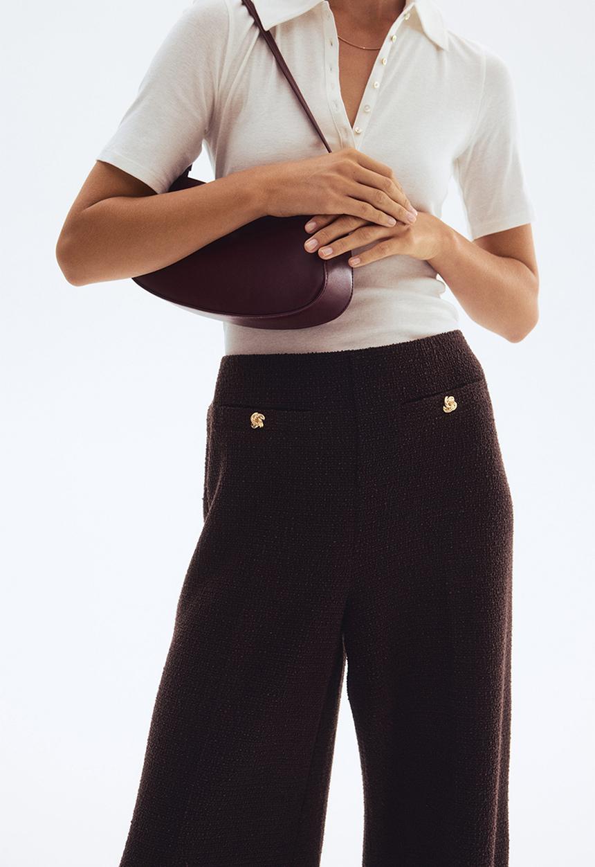 H&M - Wide trousers - dark brown