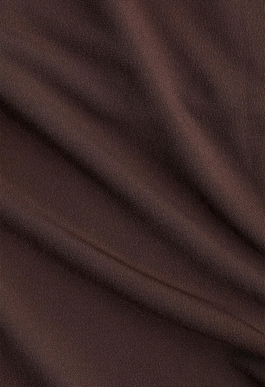 H&M - Draped top - dark brown