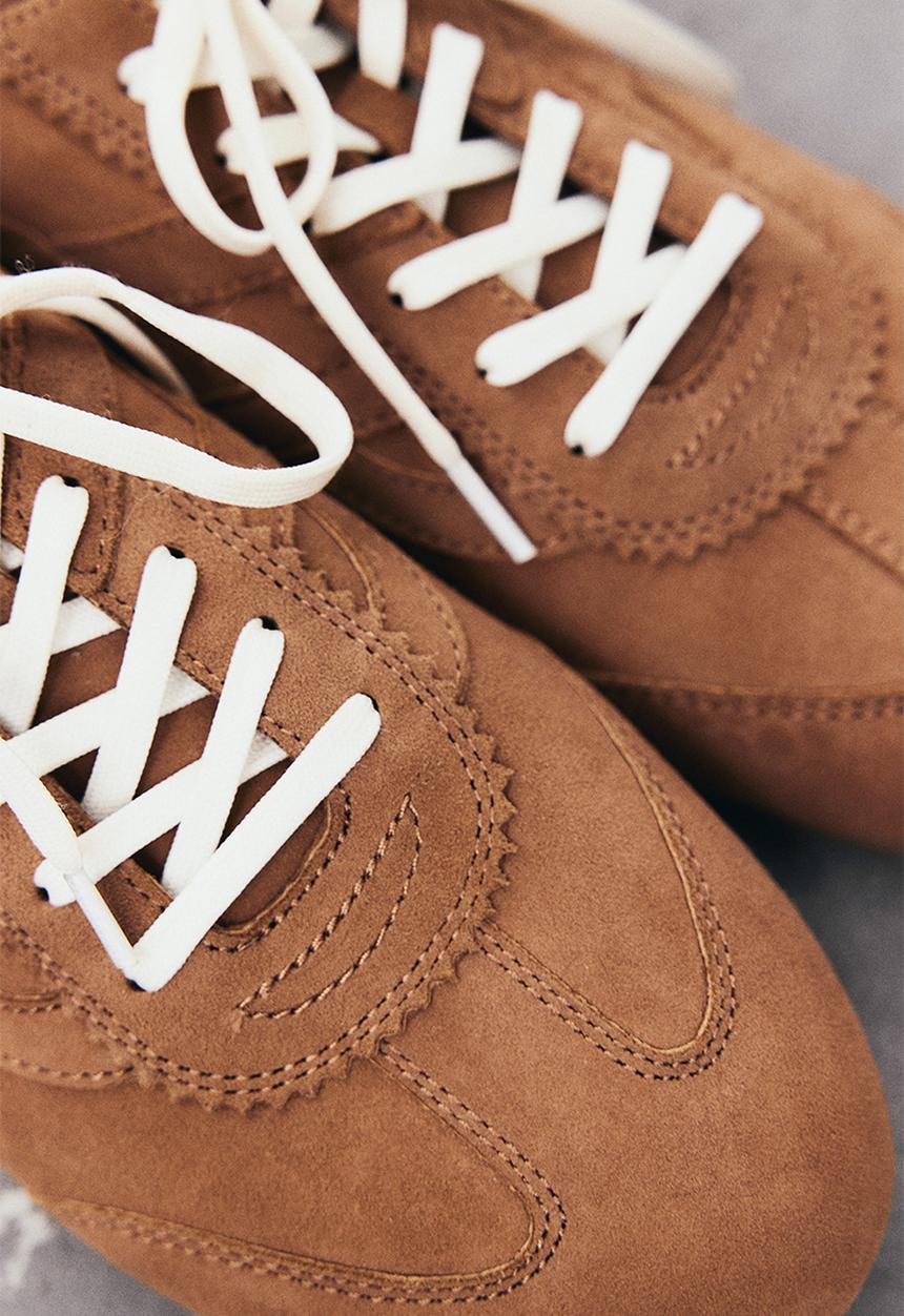 H&M - Suede trainers - brown