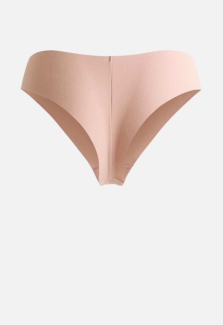 H&M - 3-Pack invisible cotton brazilian briefs - beige