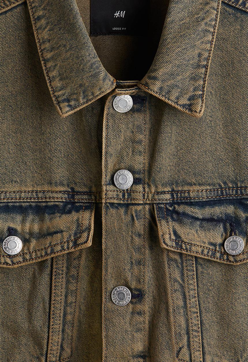 Denim trucker jacket - denim green - 1295737003