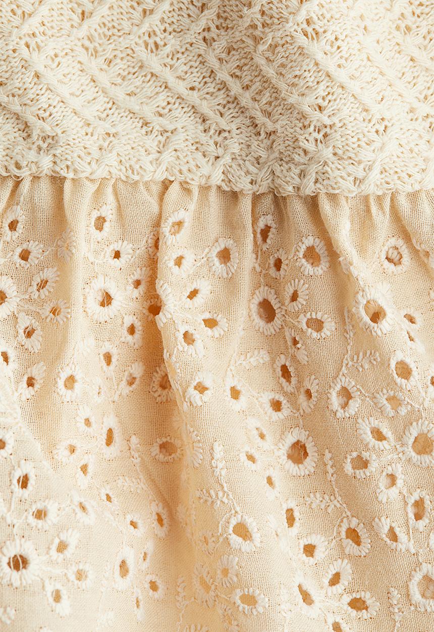H&M - Peplum cardigan - light beige